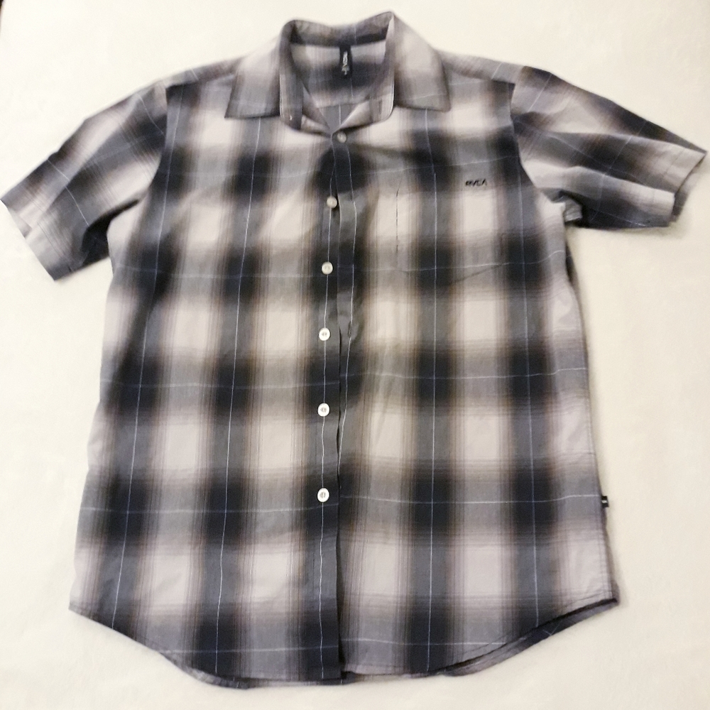 RVCA Button Up Short Sleeve Shirt